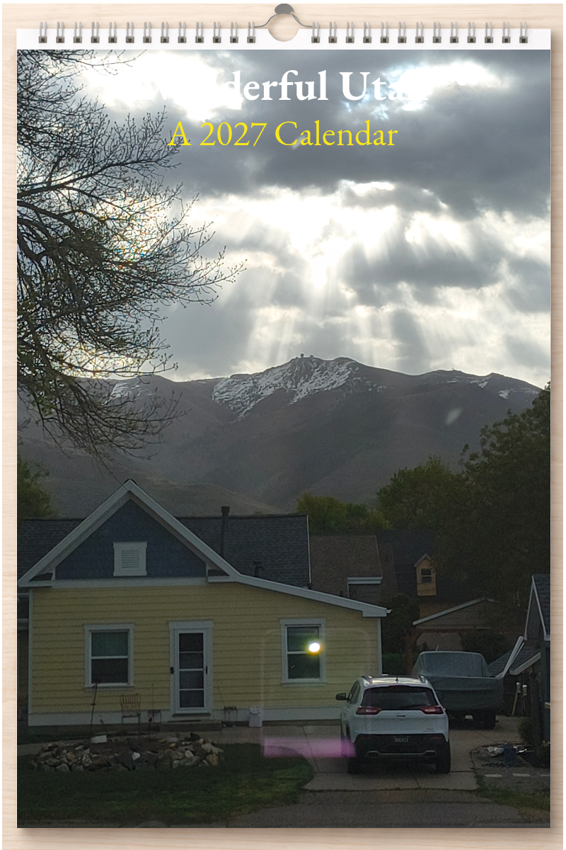 Wonderful Utah: A 2027 Calendar