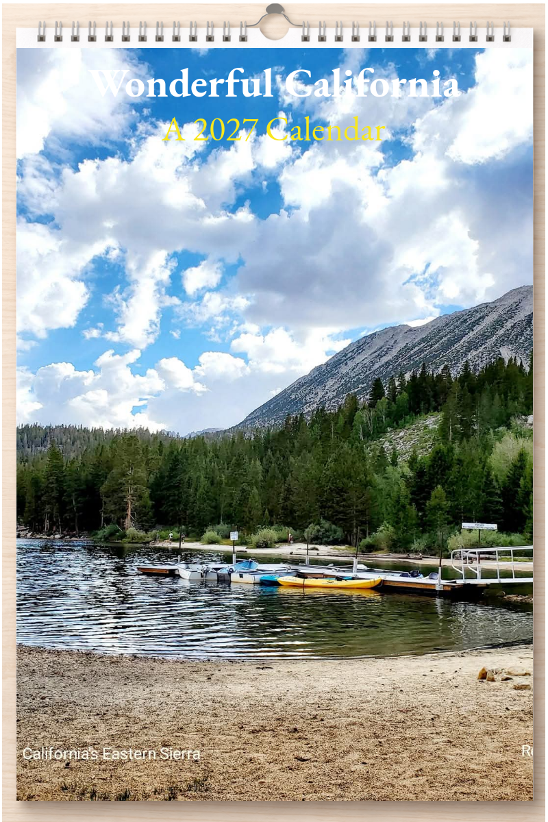 Wonderful California: A 2027 Calendar