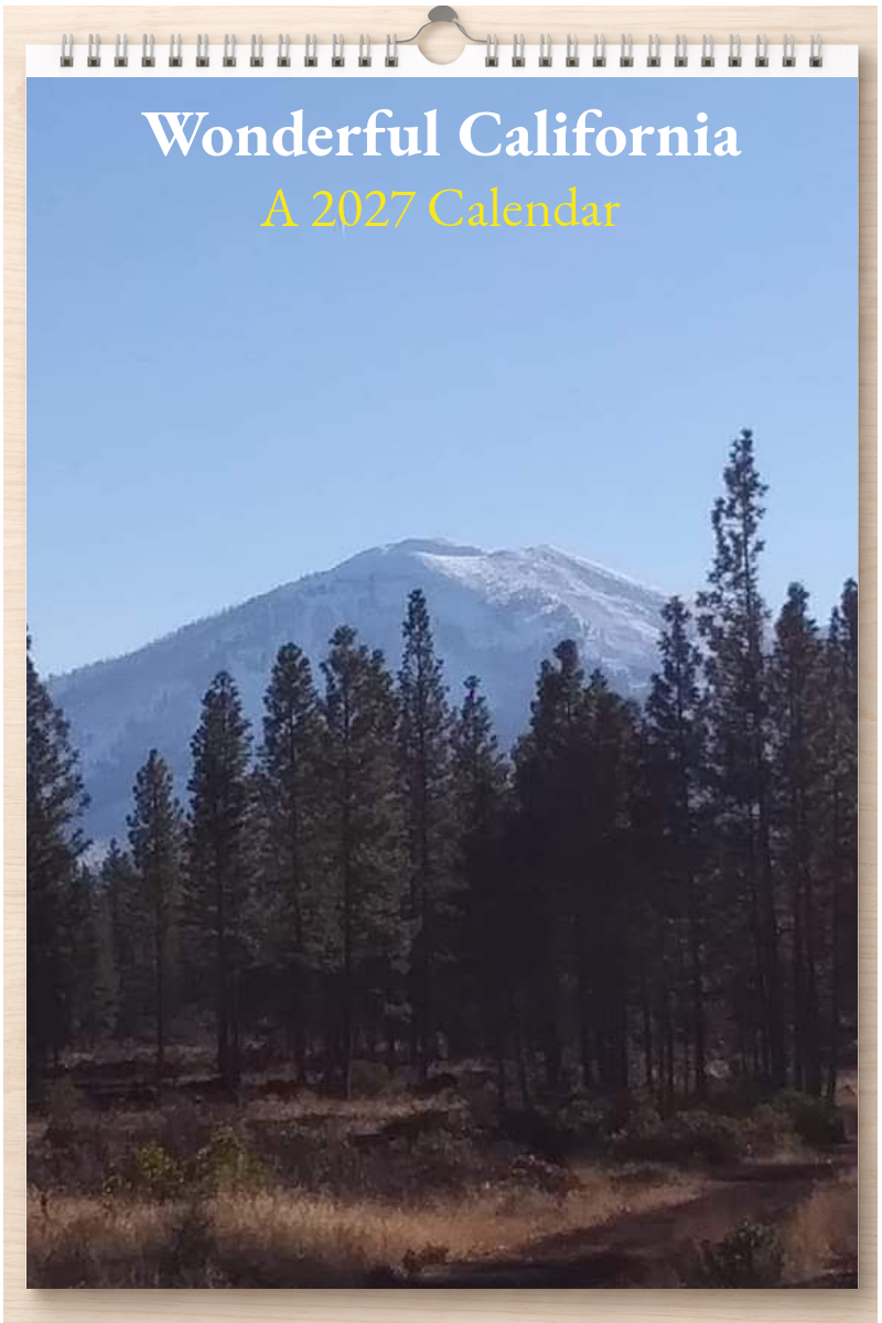 Wonderful California: A 2027 Calendar