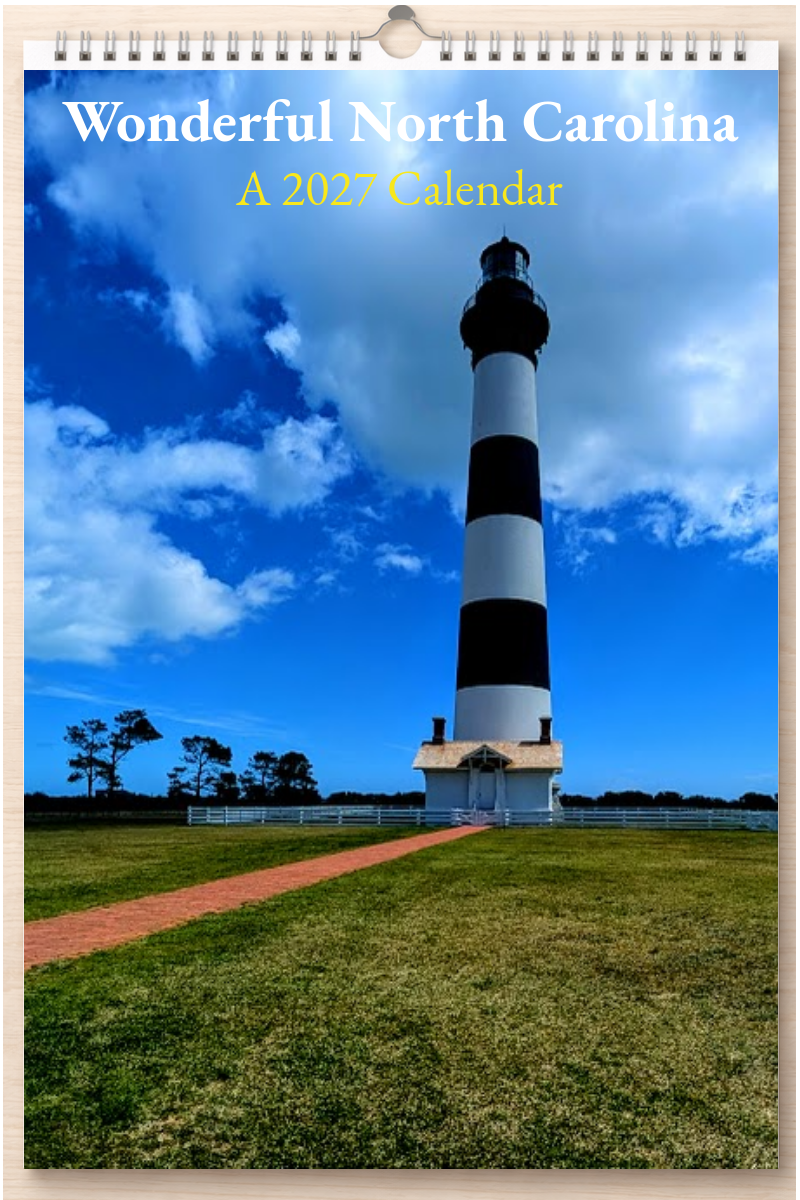 Wonderful North Carolina: A 2027 Calendar