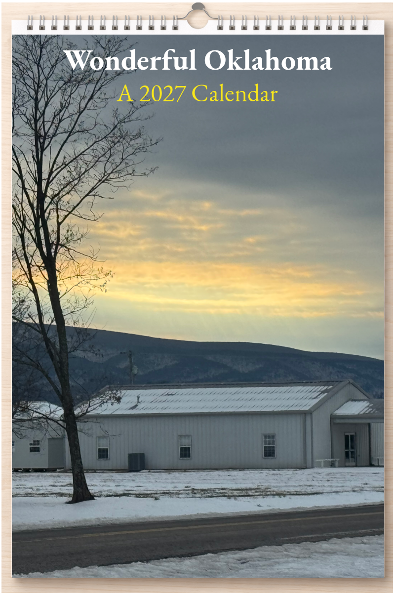 Wonderful Oklahoma: A 2027 Calendar