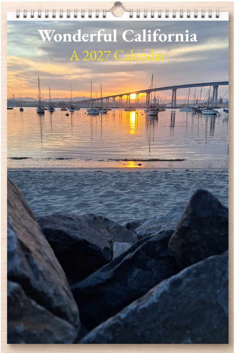 Wonderful California: A 2027 Calendar