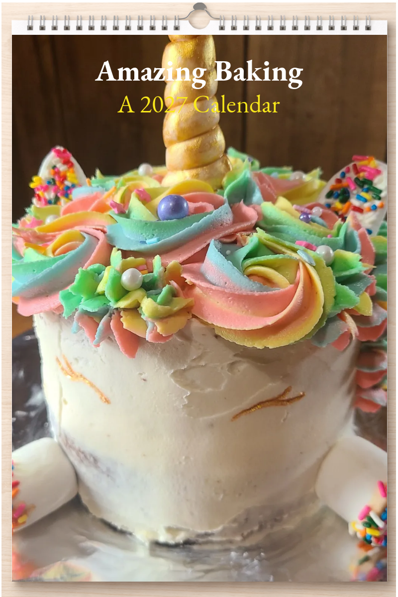 Amazing Baking: A 2027 Calendar