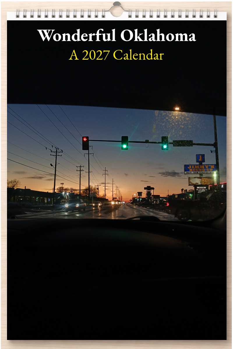Wonderful Oklahoma: A 2027 Calendar