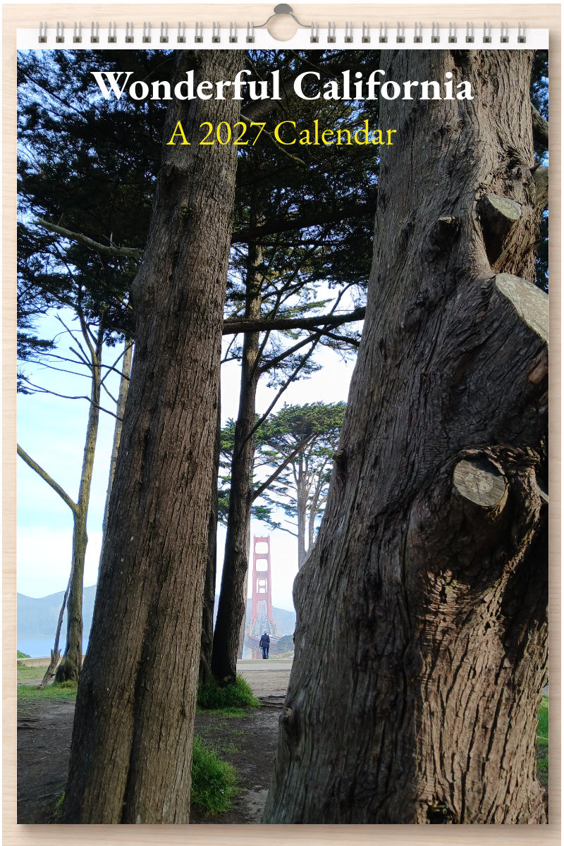 Wonderful California: A 2027 Calendar