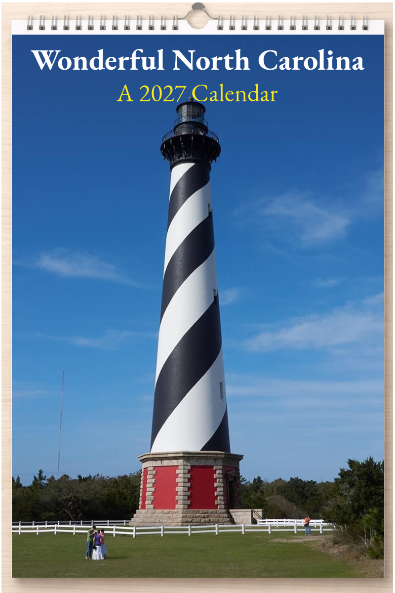 Wonderful North Carolina: A 2027 Calendar