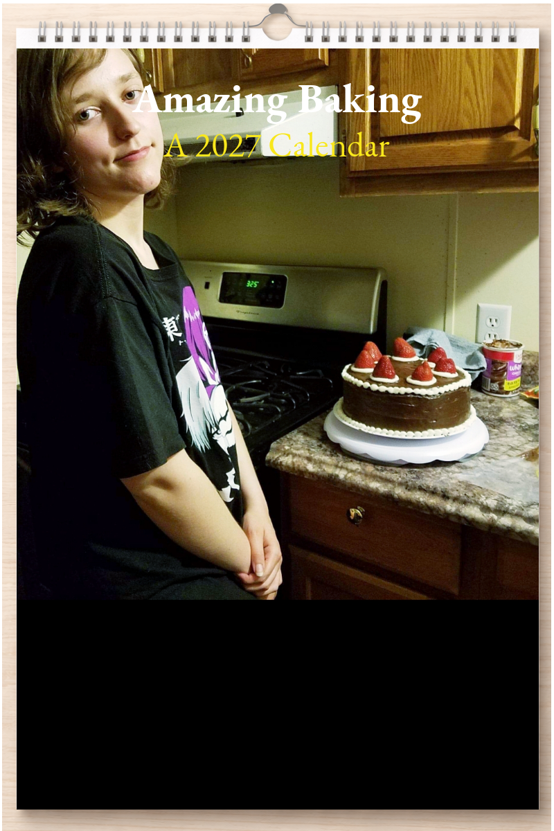 Amazing Baking: A 2027 Calendar