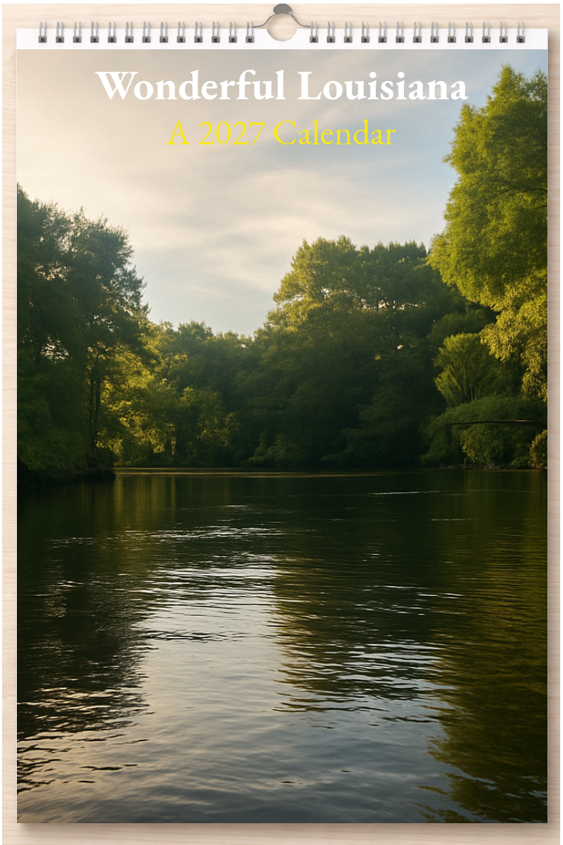 Wonderful Louisiana: A 2027 Calendar