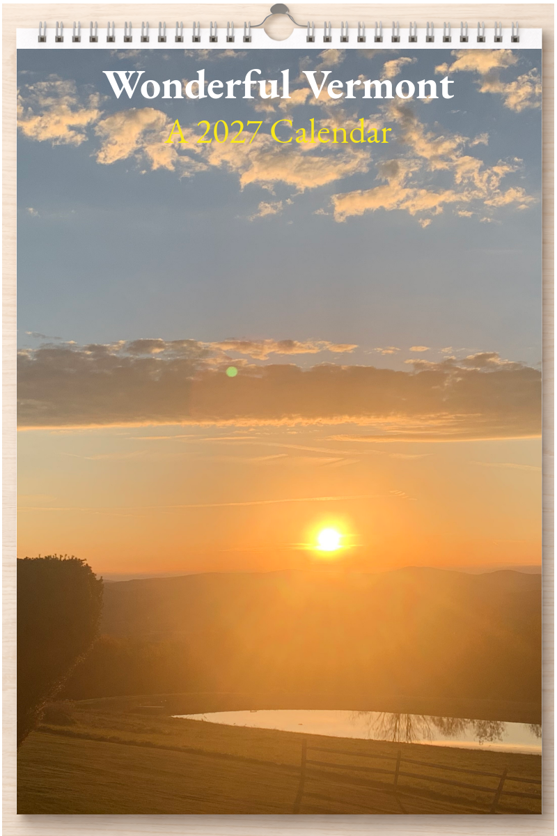 Wonderful Vermont: A 2027 Calendar