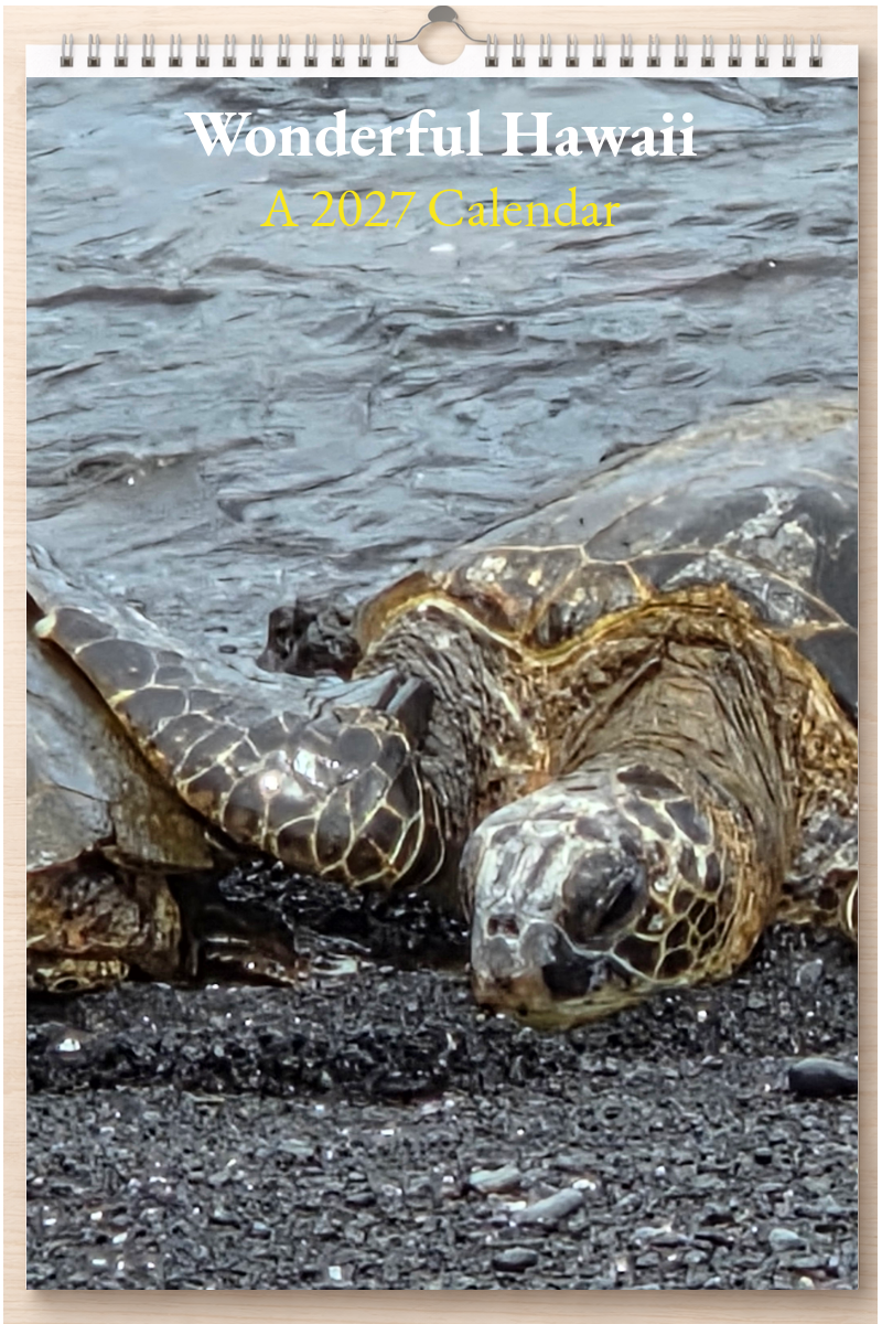 Wonderful Hawaii: A 2027 Calendar