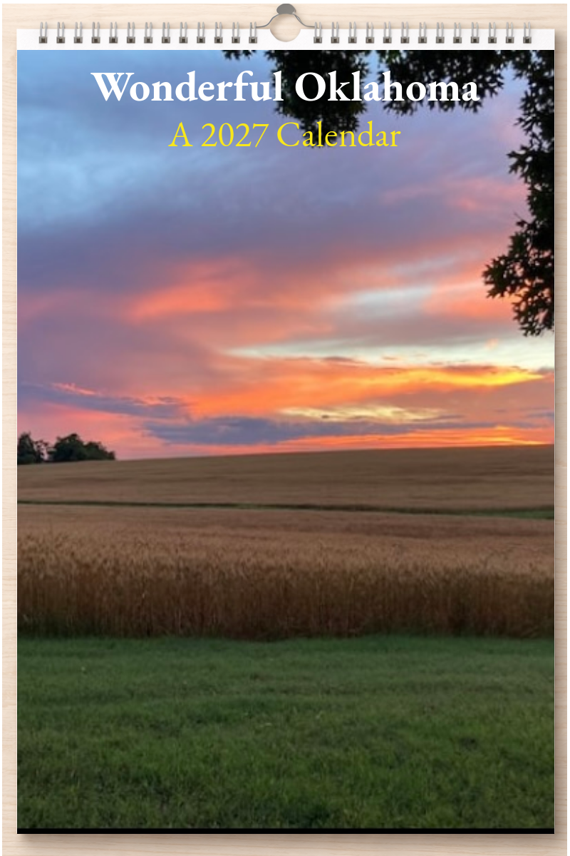 Wonderful Oklahoma: A 2027 Calendar