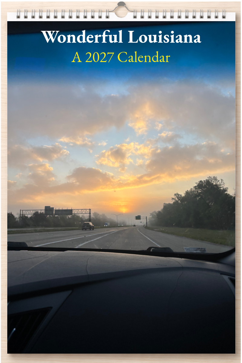 Wonderful Louisiana: A 2027 Calendar