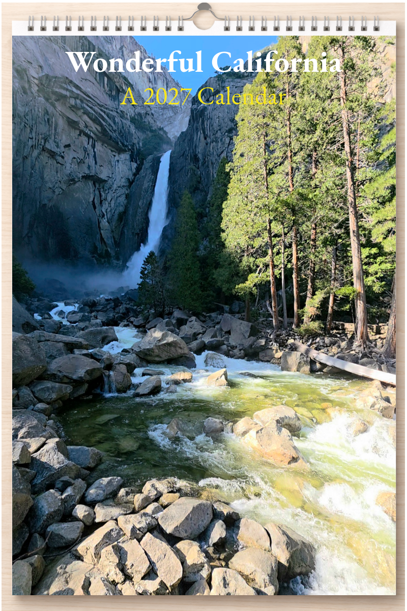 Wonderful California: A 2027 Calendar