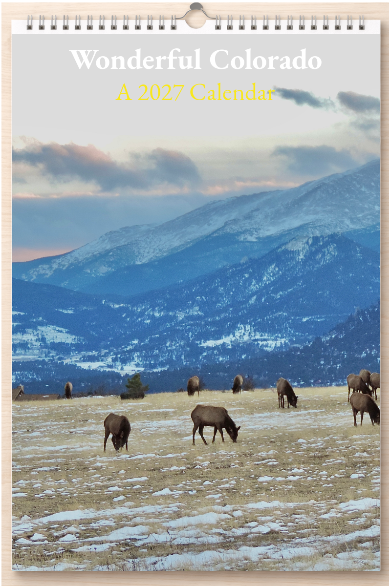 Wonderful Colorado: A 2027 Calendar
