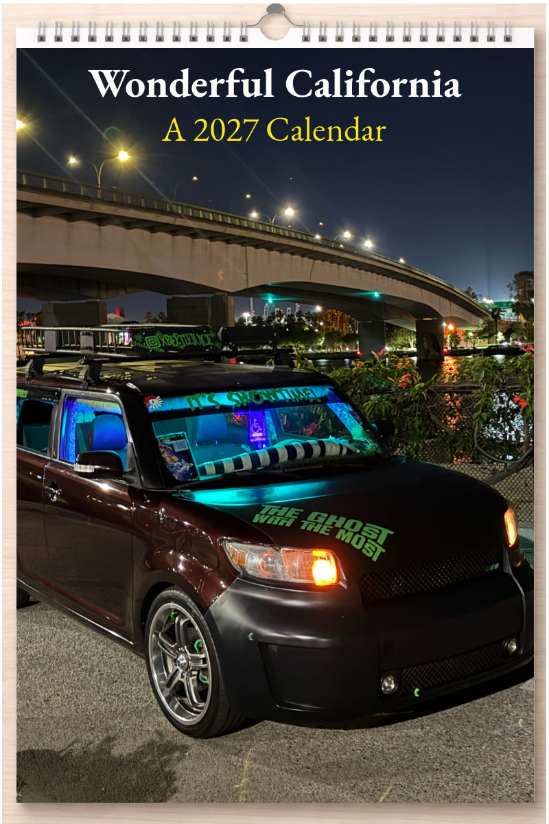 Wonderful California: A 2027 Calendar