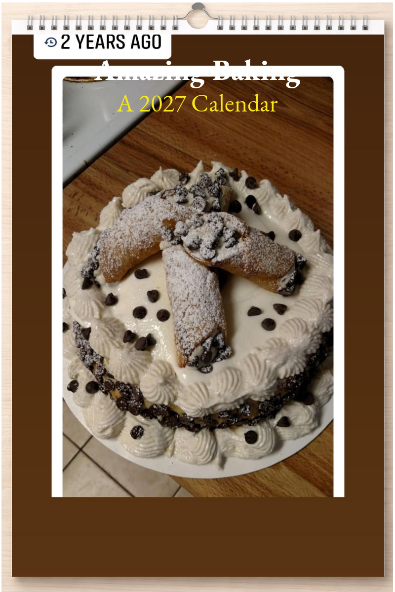 Amazing Baking: A 2027 Calendar