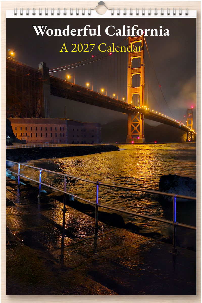 Wonderful California: A 2027 Calendar