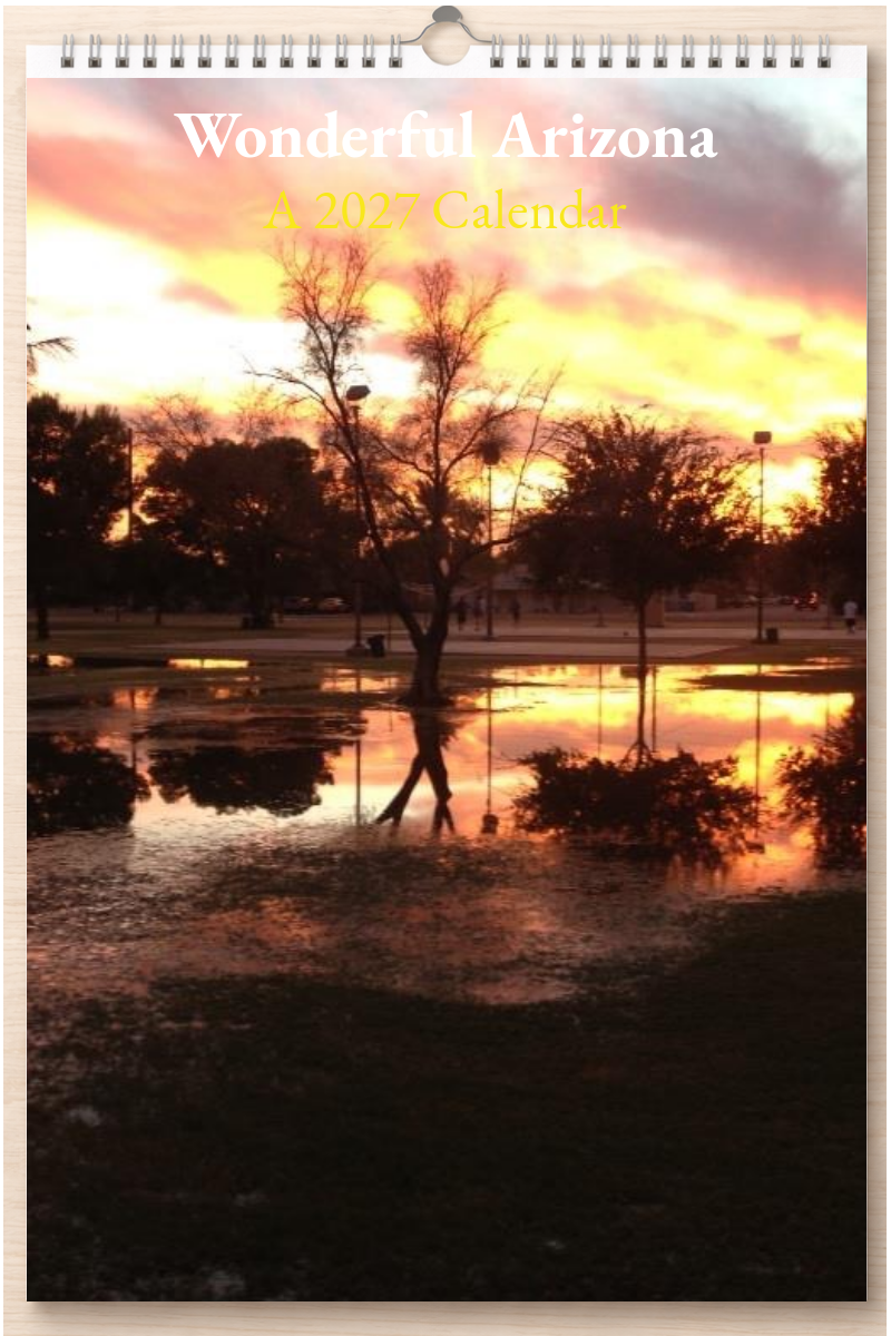 Wonderful Arizona: A 2027 Calendar