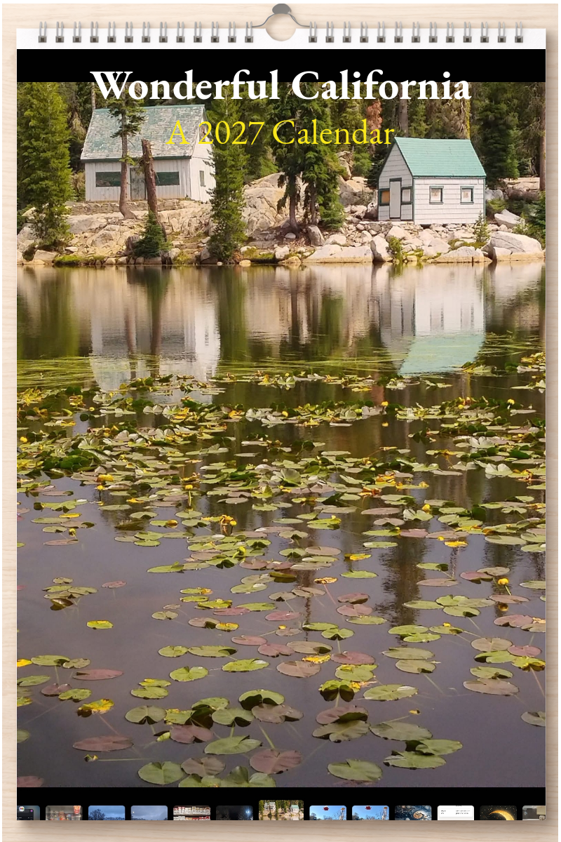 Wonderful California: A 2027 Calendar