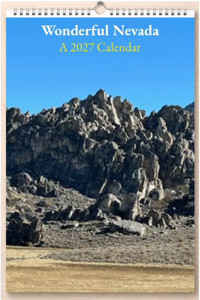 Wonderful Nevada: A 2027 Calendar