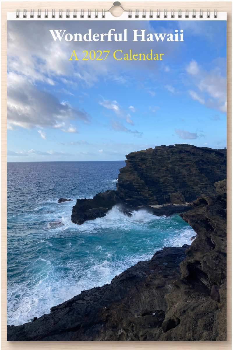 Wonderful Hawaii: A 2027 Calendar