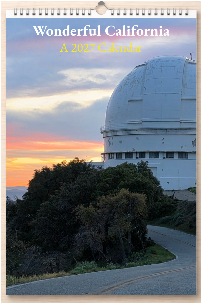 Wonderful California: A 2027 Calendar