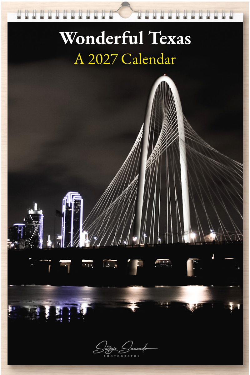 Wonderful Texas: A 2027 Calendar