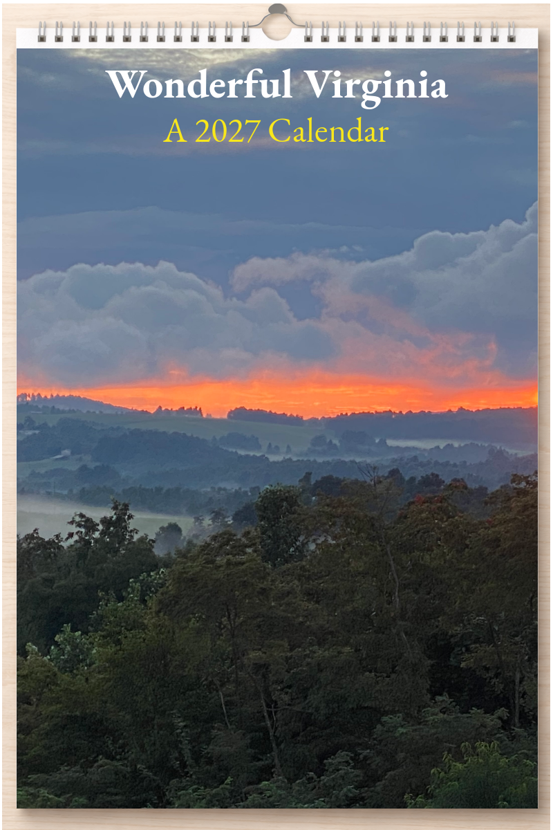 Wonderful Virginia: A 2027 Calendar
