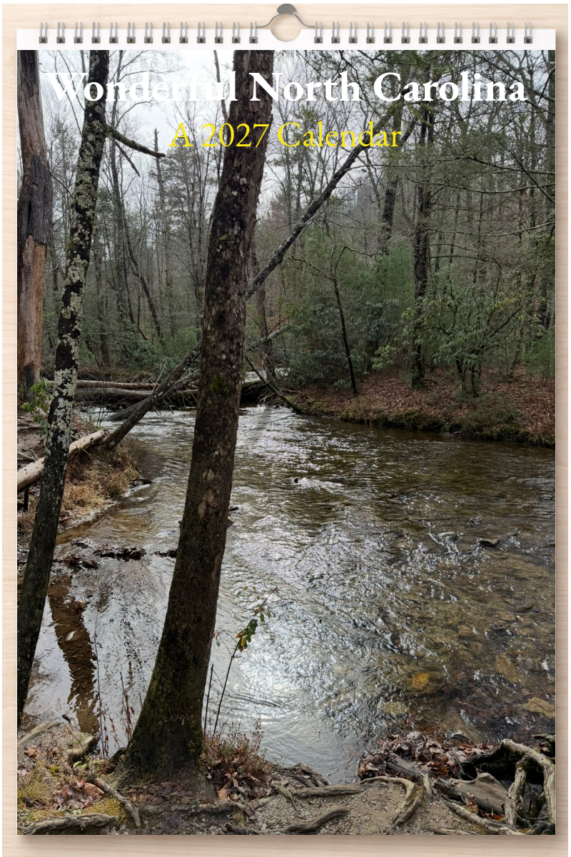 Wonderful North Carolina: A 2027 Calendar