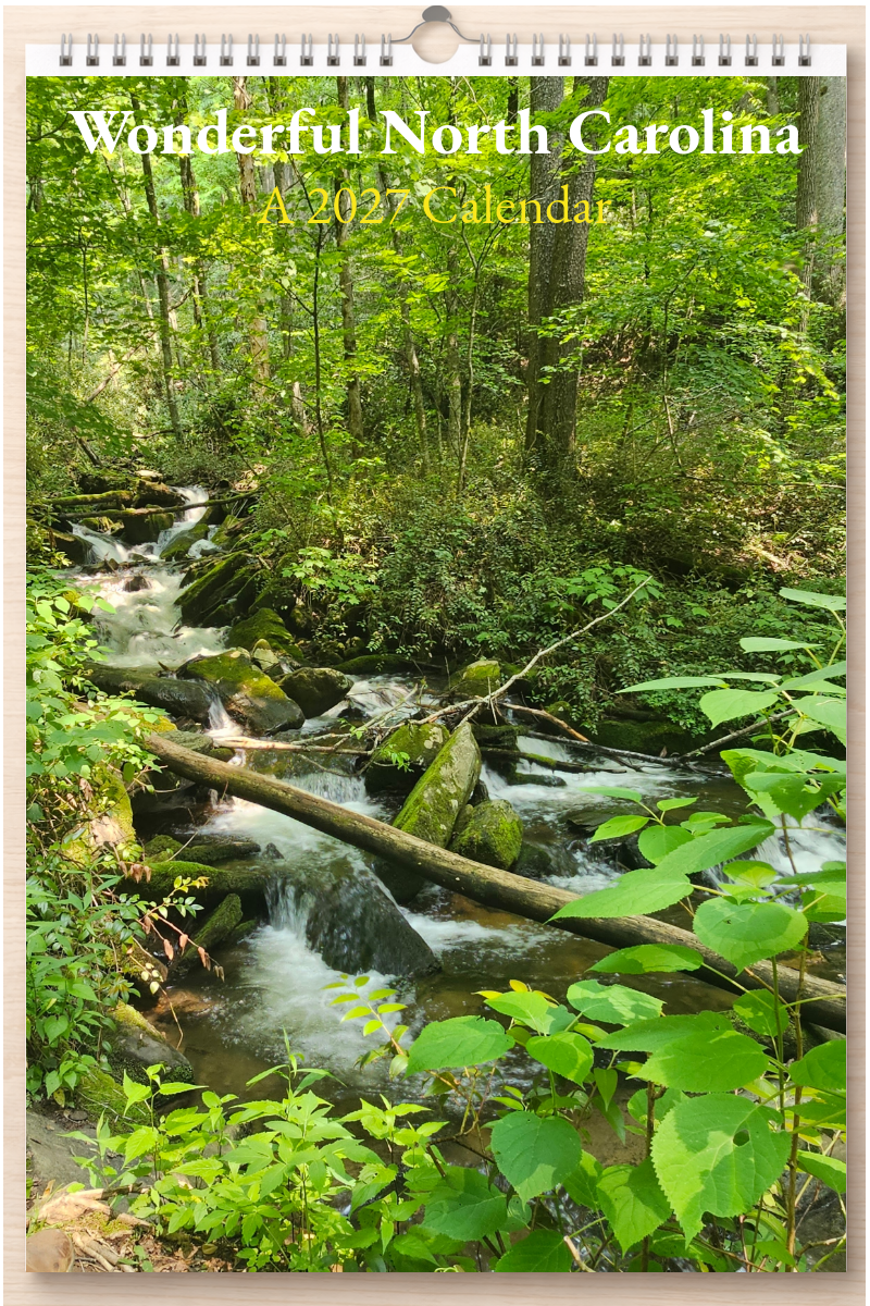 Wonderful North Carolina: A 2027 Calendar