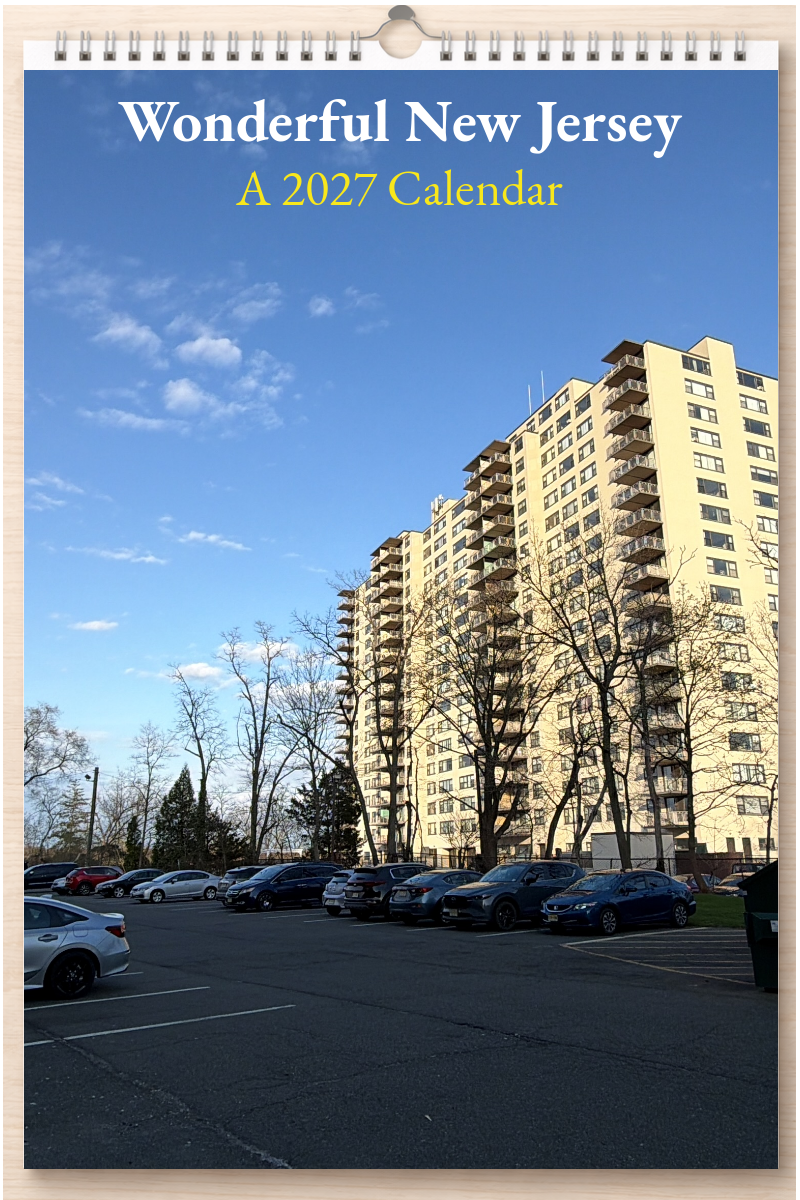 Wonderful New Jersey: A 2027 Calendar