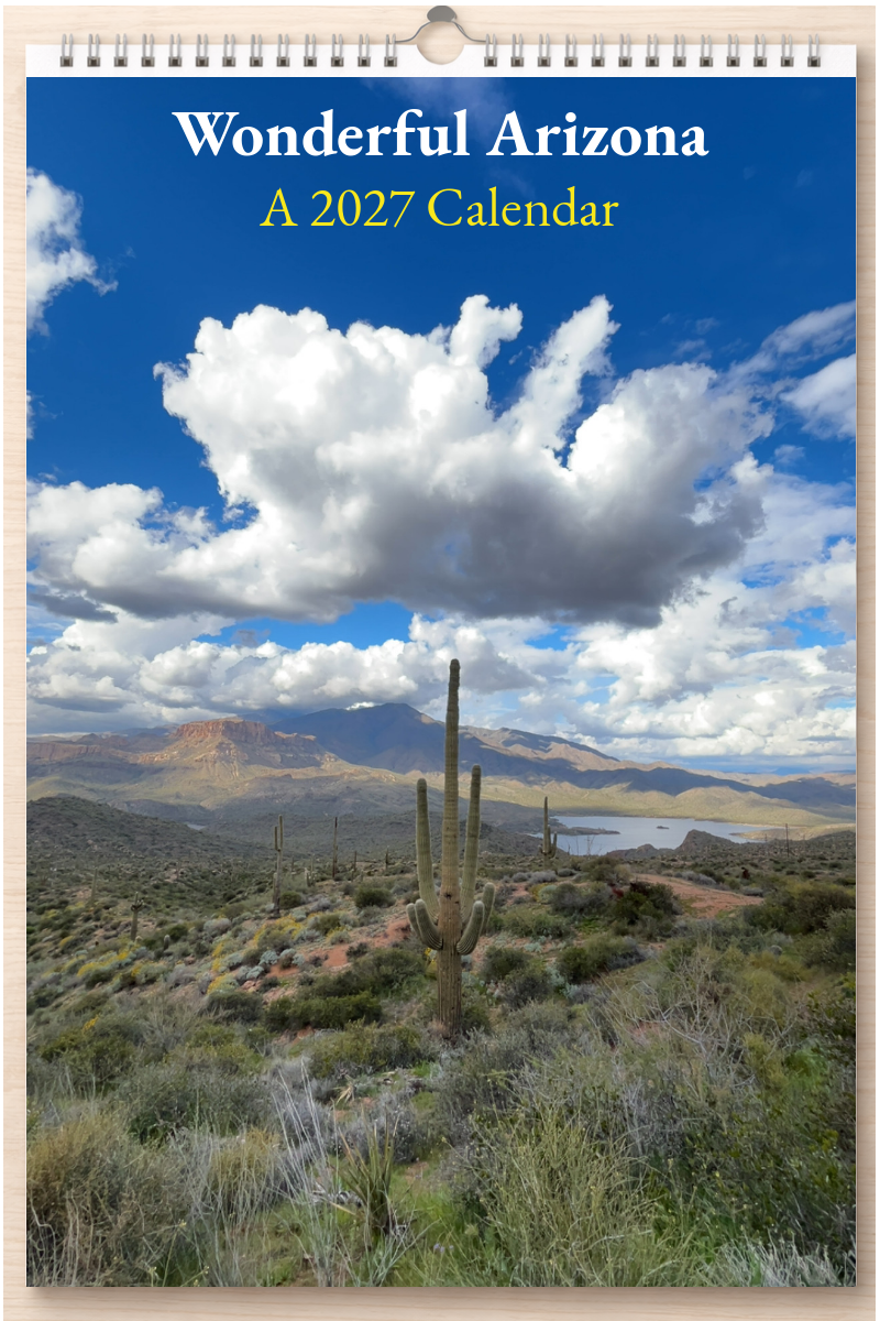 Wonderful Arizona: A 2027 Calendar