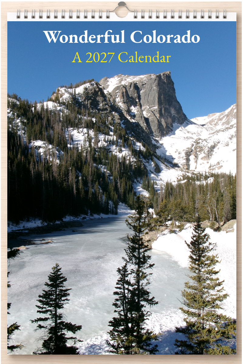 Wonderful Colorado: A 2027 Calendar
