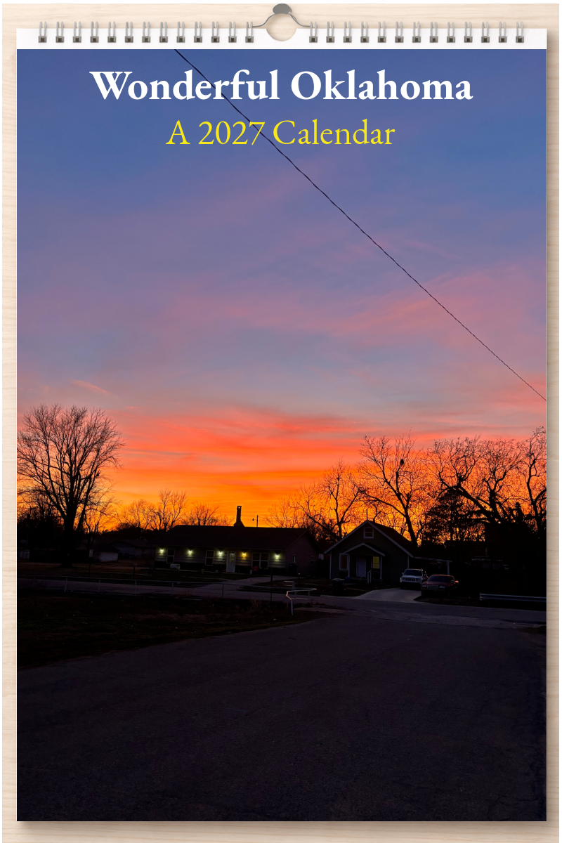 Wonderful Oklahoma: A 2027 Calendar