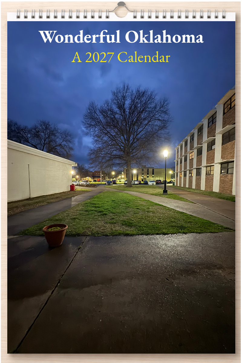 Wonderful Oklahoma: A 2027 Calendar