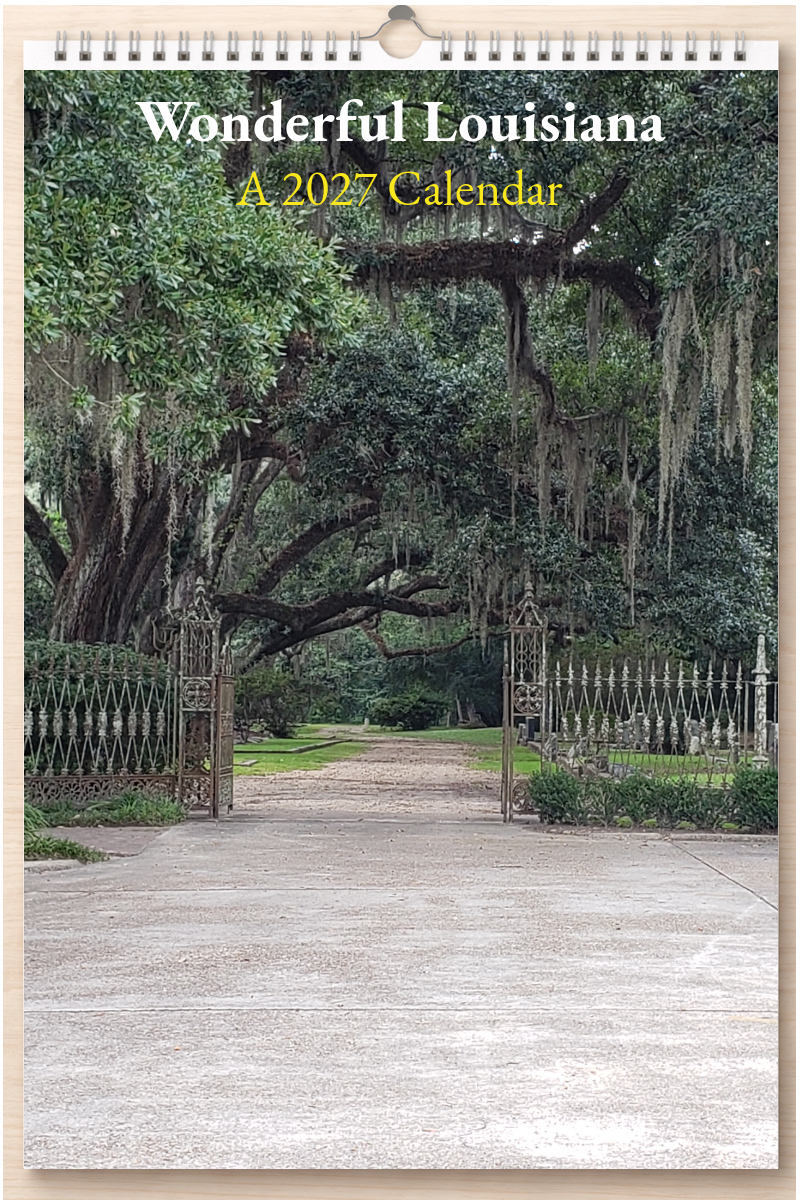 Wonderful Louisiana: A 2027 Calendar