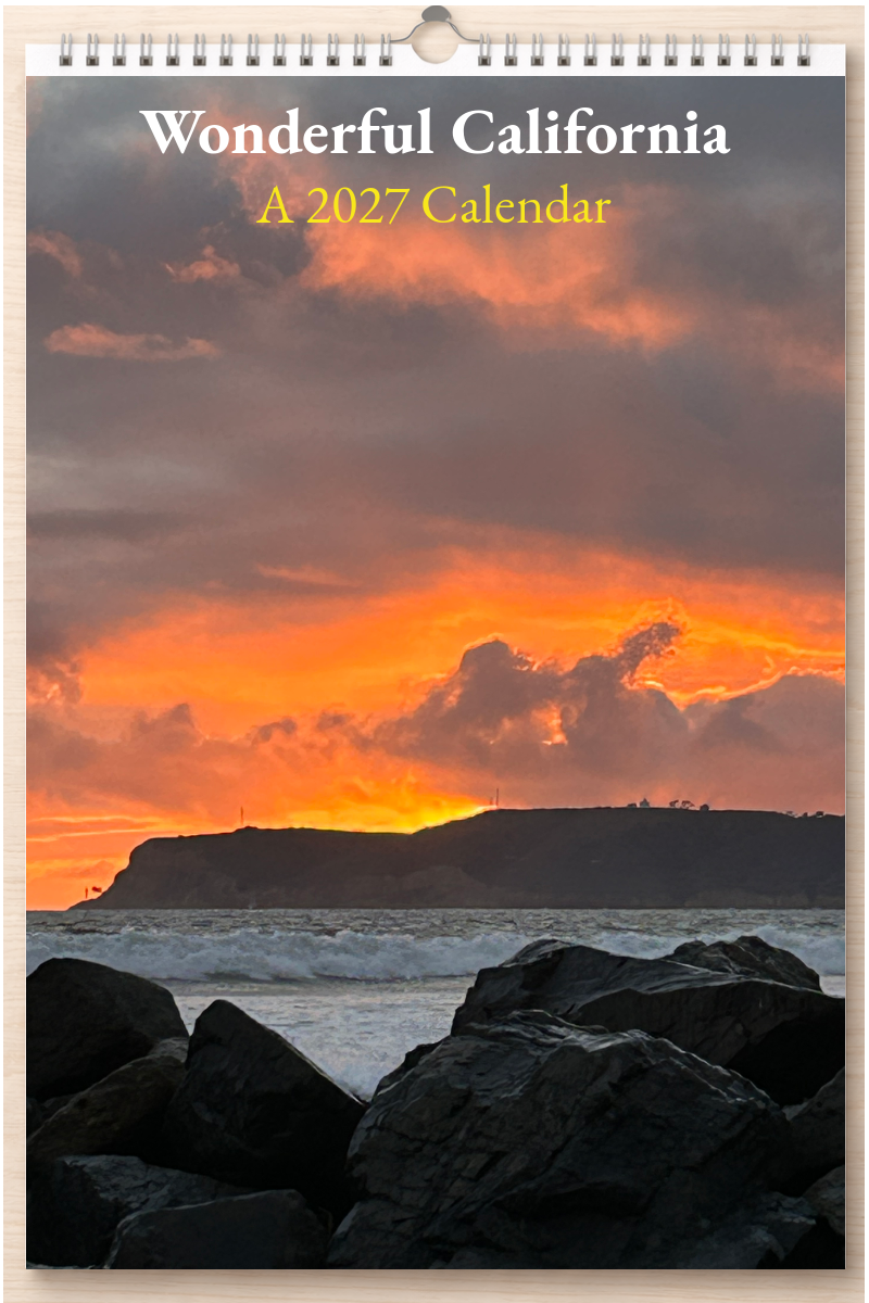 Wonderful California: A 2027 Calendar
