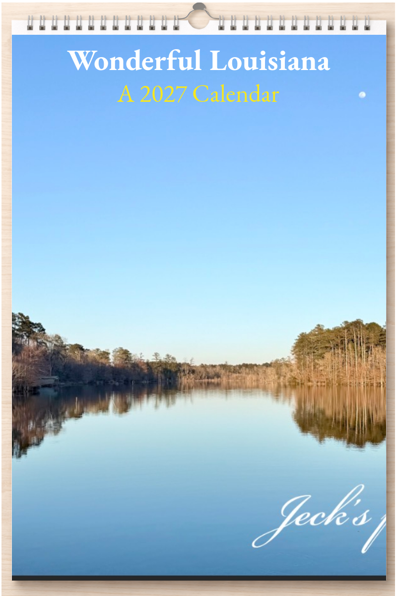 Wonderful Louisiana: A 2027 Calendar