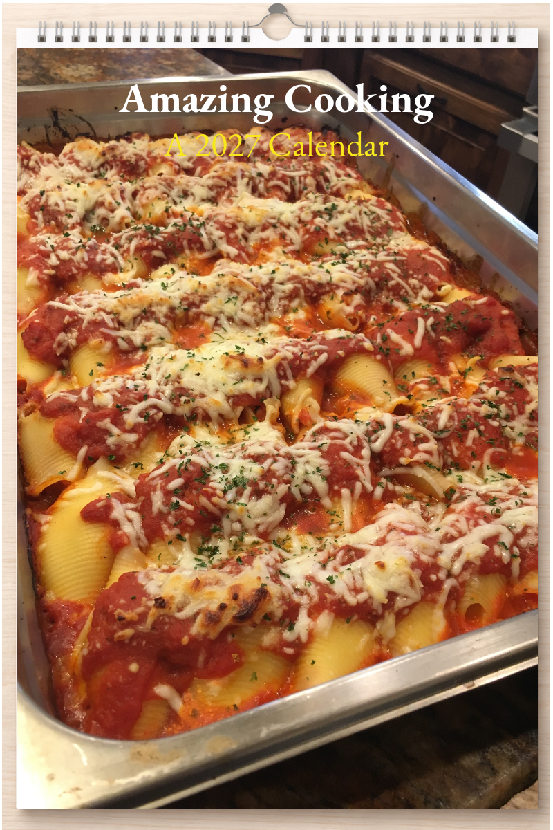 Amazing Cooking: A 2027 Calendar