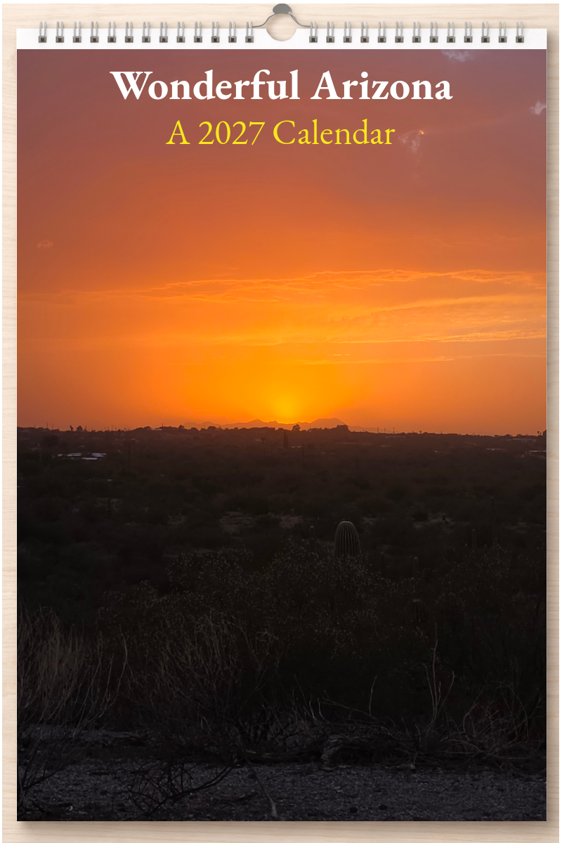 Wonderful Arizona: A 2027 Calendar