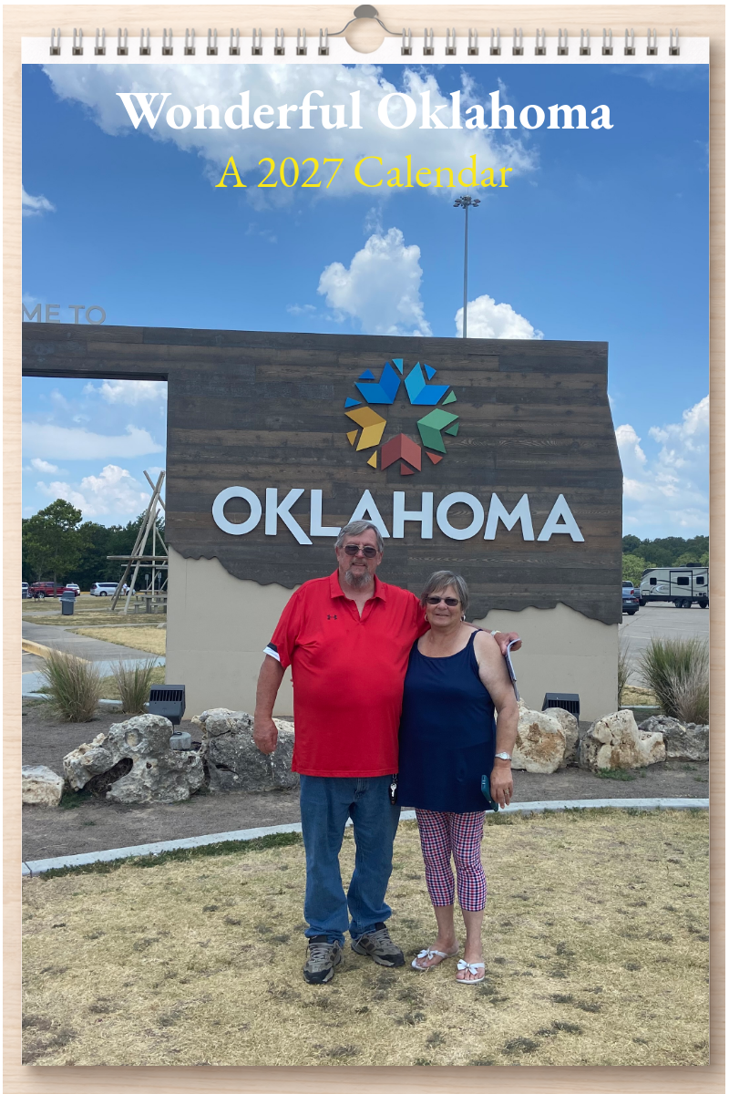 Wonderful Oklahoma: A 2027 Calendar