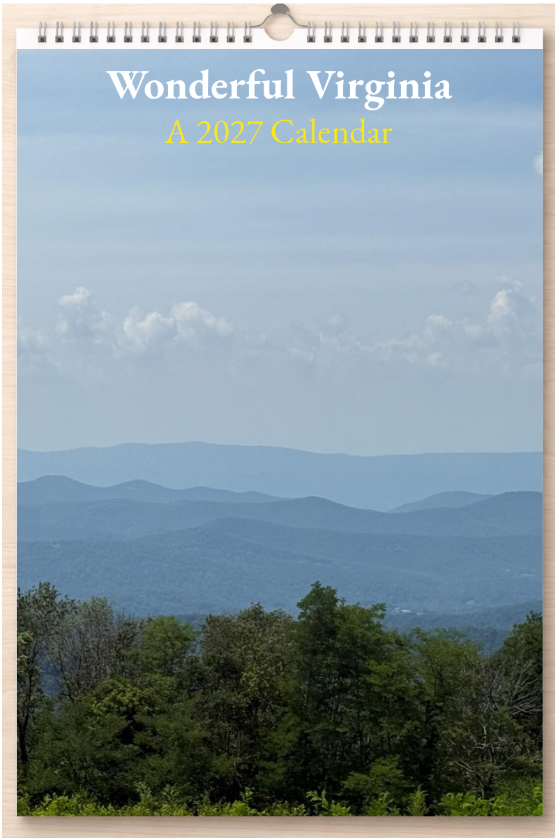 Wonderful Virginia: A 2027 Calendar