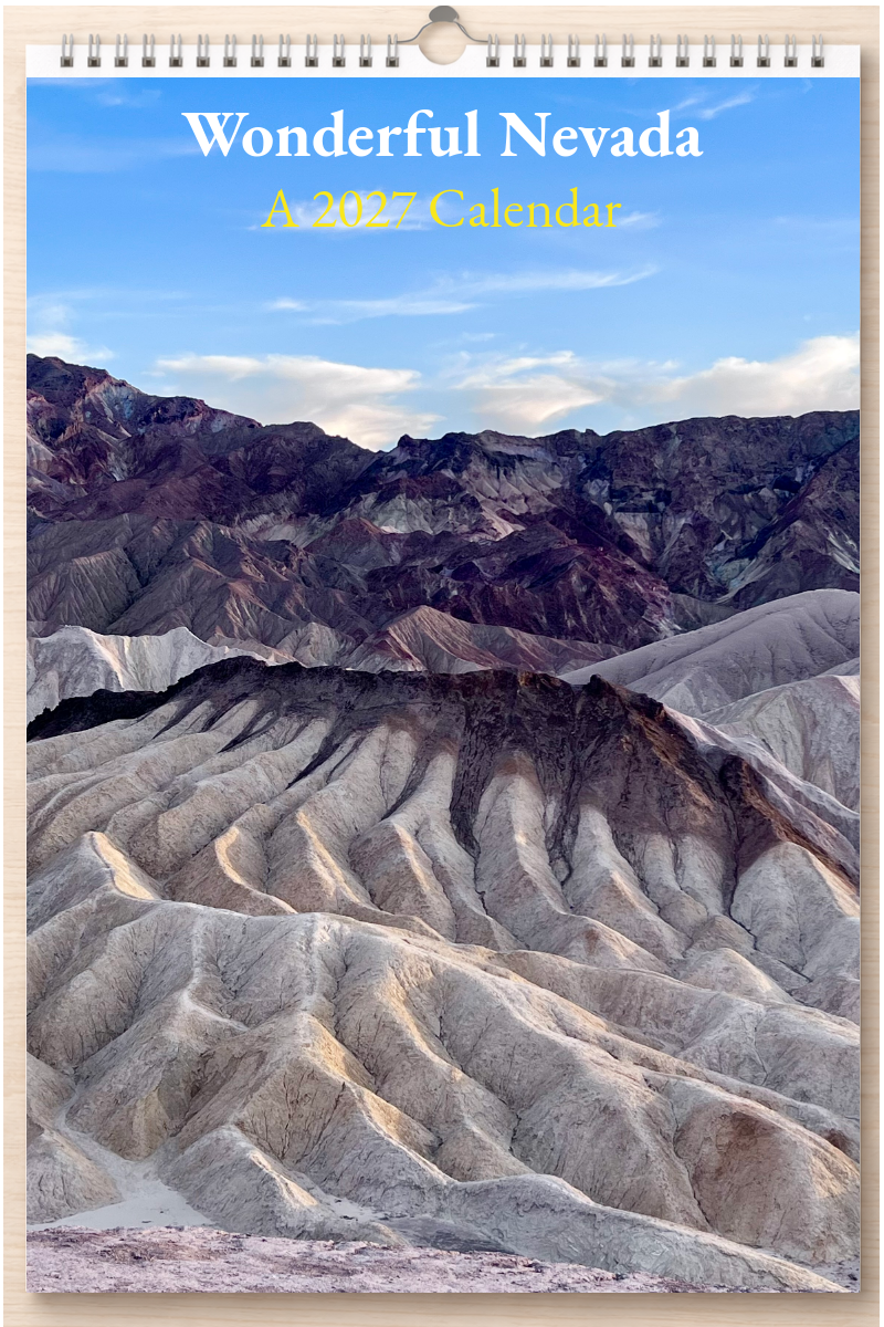 Wonderful Nevada: A 2027 Calendar