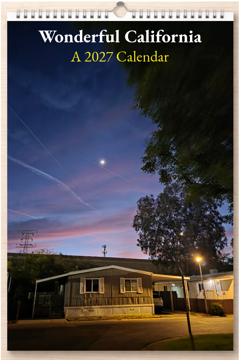 Wonderful California: A 2027 Calendar