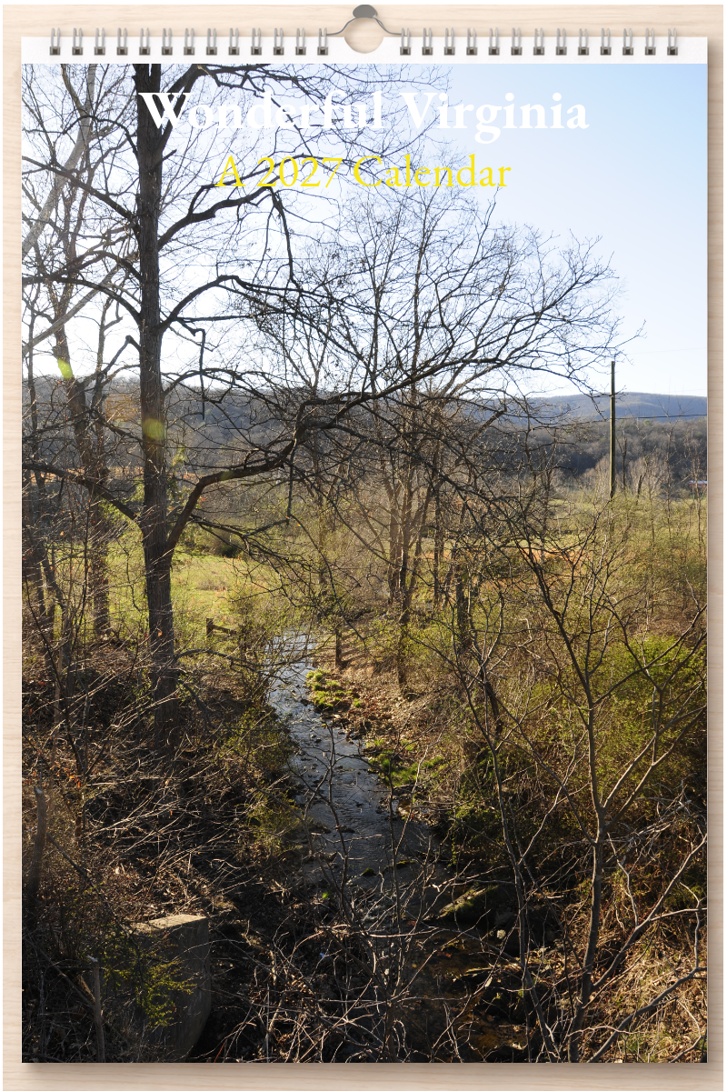 Wonderful Virginia: A 2027 Calendar