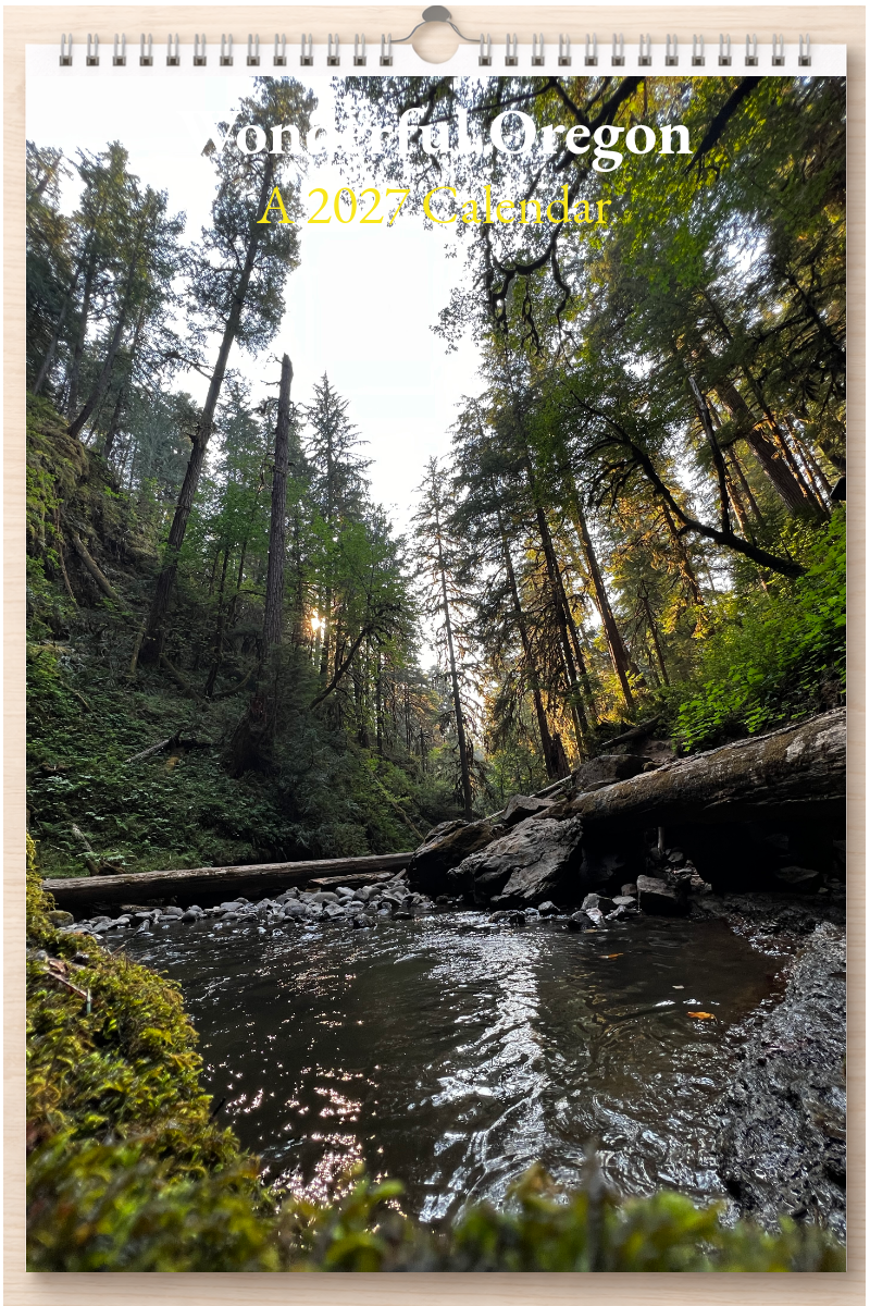 Wonderful Oregon: A 2027 Calendar