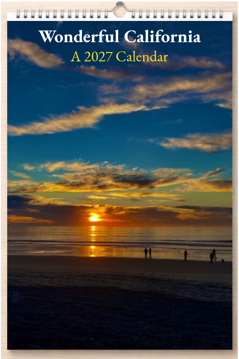 Wonderful California: A 2027 Calendar