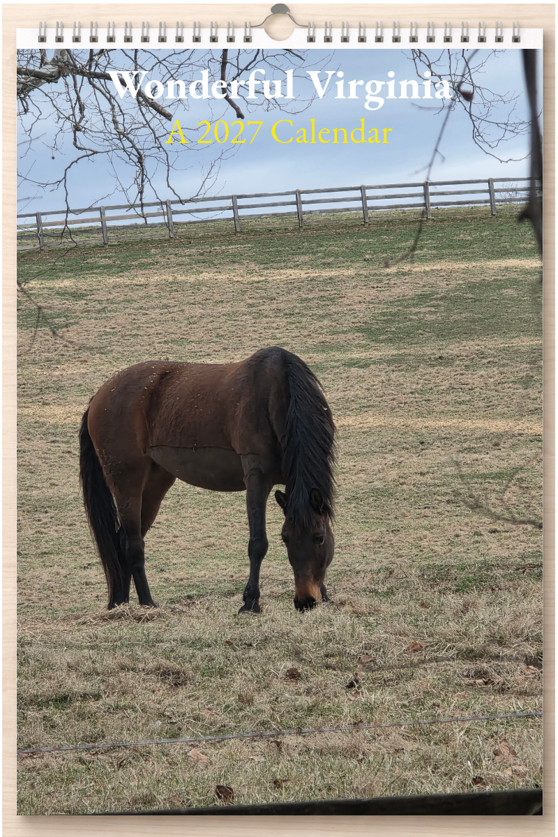Wonderful Virginia: A 2027 Calendar