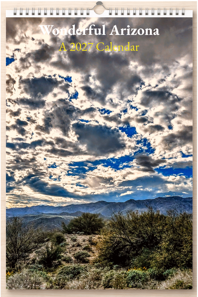 Wonderful Arizona: A 2027 Calendar