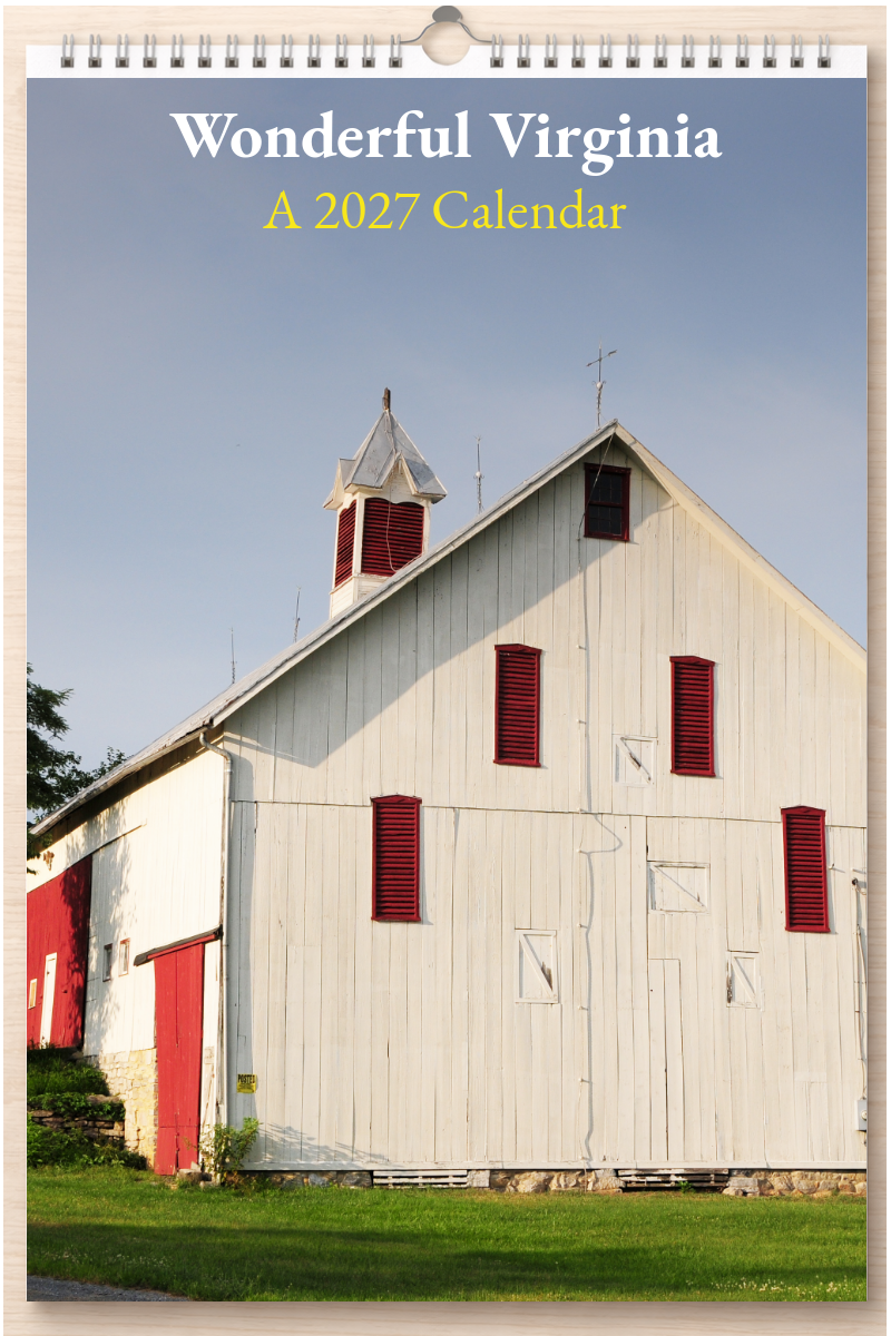 Wonderful Virginia: A 2027 Calendar